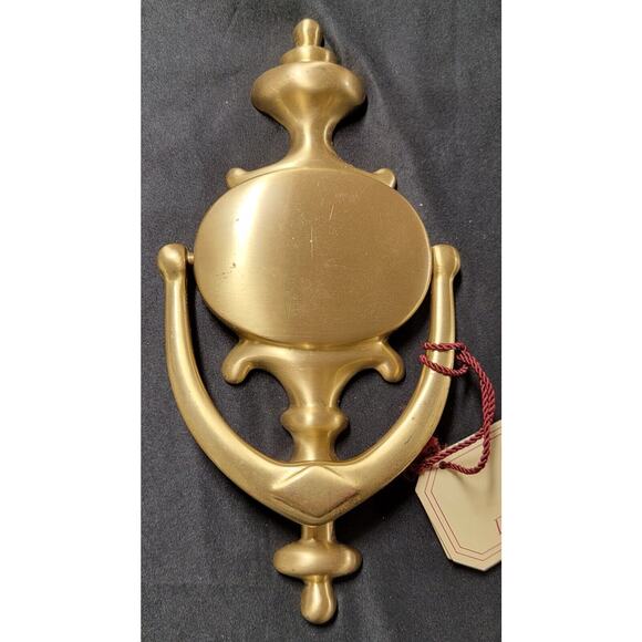 Vintage Solid Brass Door Knocker G&D Gifts Decoration MWT - Picture 1 of 10